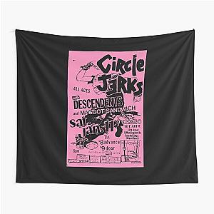 Circle Jerks Punk Grunge Metal Concert Poster Tapestry