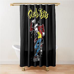 Boys Girls Team Circle Jerks First Day Tour Design Shower Curtain