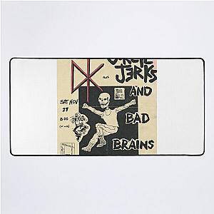 Circle Jerks Punk Show Flyer with Dead Kennedys and Bad Brains Desk Mat