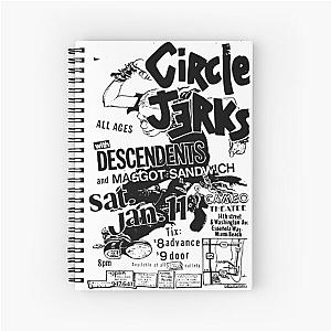 Circle Jerks Spiral Notebook