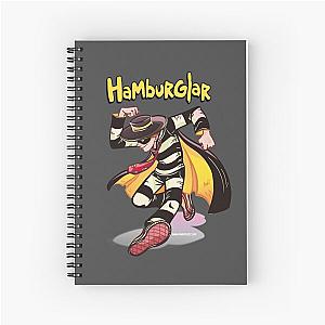 Hamburglar - Circle Jerks logo style Spiral Notebook