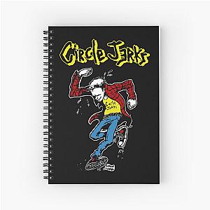 Boys Girls Team Circle Jerks First Day Tour Design Spiral Notebook