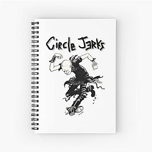 Vintage Circle Jerks band Poster Spiral Notebook