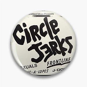 Hard-core Punk Show Flier - Circle Jerks - 1980s Pin