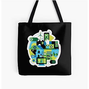 circle jerks All Over Print Tote Bag