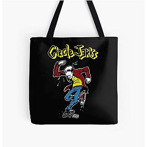 Circle Jerks All Over Print Tote Bag