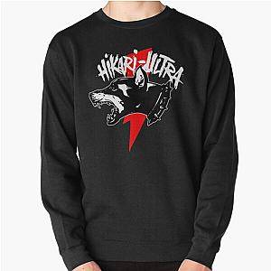 Zillakami x sosmula Hikari Ultra Logo City Morgue red Bolt   Pullover Sweatshirt RB3107