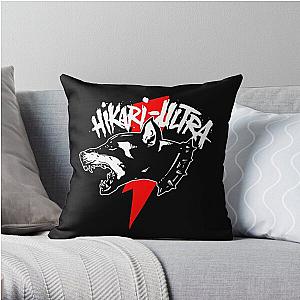 Zillakami x sosmula Hikari Ultra Logo City Morgue red Bolt   Throw Pillow RB3107