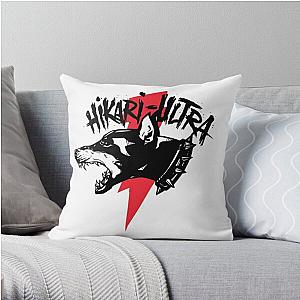 Zillakami x Sosmula Hikari Ultra Logo (City Morgue) [RED BOLT] Throw Pillow RB3107