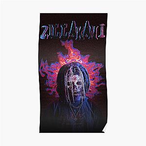 Zillakami x City Morgue FACE THE FIRE Poster RB3107