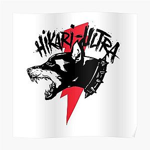 Zillakami x Sosmula Hikari Ultra Logo (City Morgue) [RED BOLT] Poster RB3107