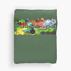 Civilization Pixel Art Duvet Cover