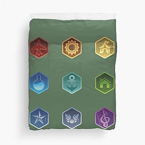 Civilization 6 Districts Duvet Cover