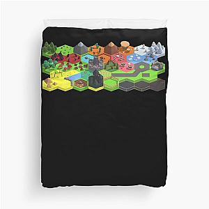 Civilization Pixel Art Duvet Cover