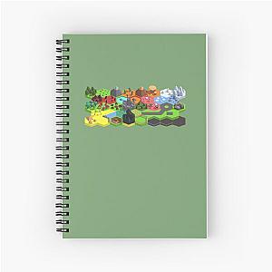 Civilization Pixel Art Spiral Notebook