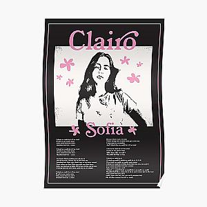 Clairo - Sofia Lyrics Poster RB1710