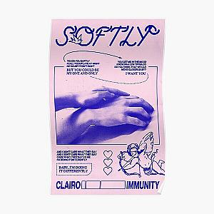 Softly by Clairo Poster Poster RB1710