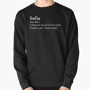 Clairo Aesthetic Quote Lyrics Sofia Black Pullover Sweatshirt RB1710