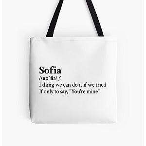 Clairo Aesthetic Quote Lyrics Sofia All Over Print Tote Bag RB1710