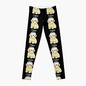 Clairo dog - Clairo dog with headphones puppy Leggings RB1710