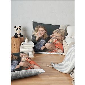 Clairo And Hunter Schafer Throw Pillow Premium Merch Store