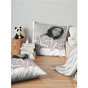 Clairo Pink Throw Pillow Premium Merch Store