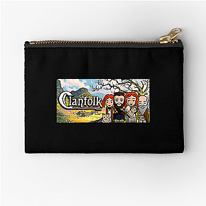 Straight Outta Clanfolk Clanfolk Zipper Pouches