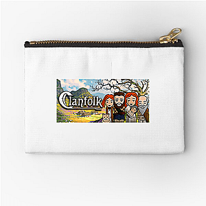Straight Outta Clanfolk Clanfolk Zipper Pouches