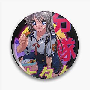 Tomoyo Sakagami Clannad Retro Sunset Design Pin