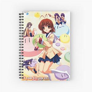 Clannad anime poster Nagisa Furukawa Spiral Notebook