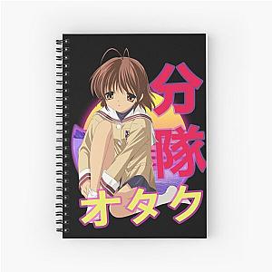 Nagisa Furukawa Clannad Retro Sunset Design Spiral Notebook