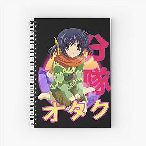 Mei Sunohara Clannad Retro Sunset Design Spiral Notebook