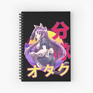 Kotomi Ichinose Clannad Retro Sunset Design Spiral Notebook