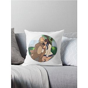 tomoyo and kotomi ; clannad Throw Pillow