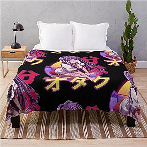 Kyou Fujibayashi Clannad Retro Sunset Design Throw Blanket