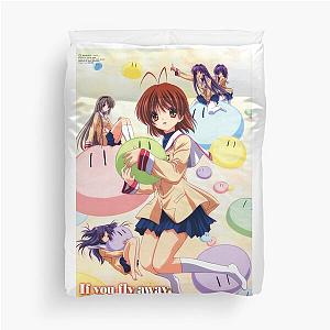 Clannad anime poster Nagisa Furukawa Duvet Cover