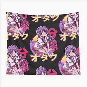 Kyou Fujibayashi Clannad Retro Sunset Design Tapestry