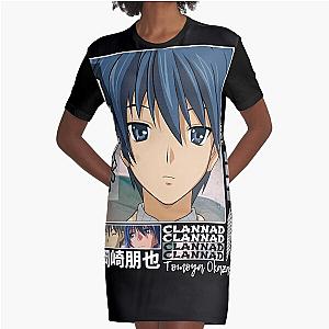 Tomoya Okazaki - Clannad Graphic T-Shirt Dress