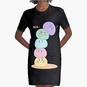 Kawai Dango Clannad  	 Graphic T-Shirt Dress