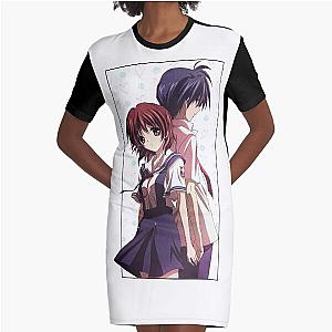 Clannad - Tomoya Okazaki · Nagisa Furukawa Graphic T-Shirt Dress