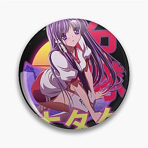 Kyou Fujibayashi Clannad Retro Sunset Design Pin