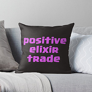 clash royale positive elixir trade Classic Throw Pillow RB2709