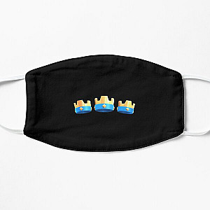 3 Crowns - Clash Royale Design Flat Mask RB2709