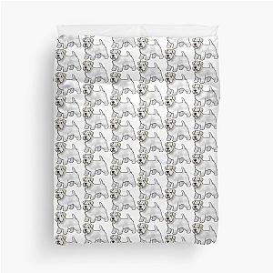Sealyham Terrier Clipped Lemon Duvet Cover