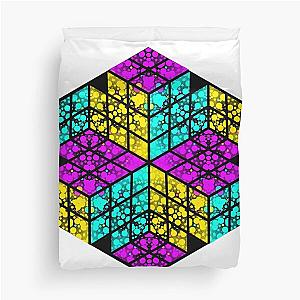 Dark Universal Cube Duvet Cover