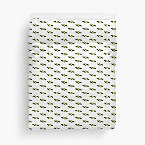 Jamaica National Flag Screen Printed Map Duvet Cover