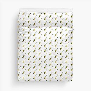 Grenada National Flag Clipped into Map of Grenada Duvet Cover