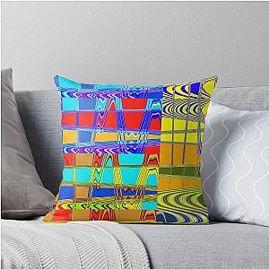 Clipped Kaleidoscope Throw Pillow