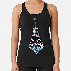 Bling chandelier racerback tank top