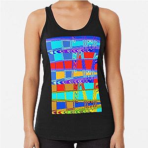 Clipped Kaleidoscope Racerback Tank Top